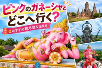 ピンクのガネーシャと一緒にどこへ行く?おすすめ観光地と回り方のサムネイル画像