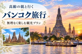 高齢の親と行くバンコク旅行|歩く距離を抑えた観光地とモデルコースのサムネイル画像